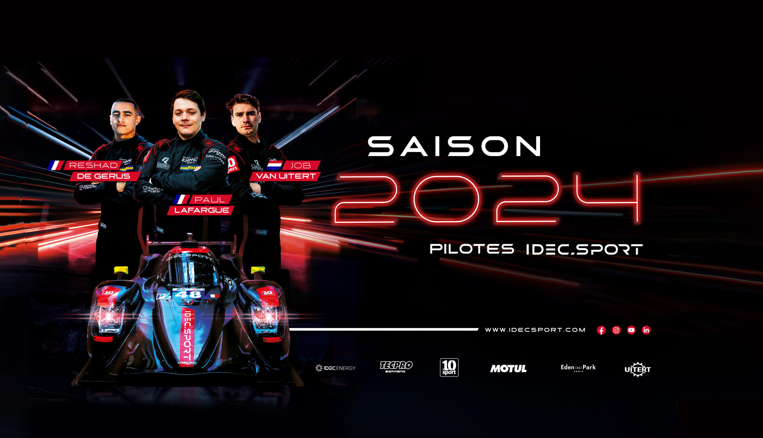 ELMS 2024 IDEC SPORT ANNONCE SON NOUVEAU TRIO EN LMP2 IDEC SPORT