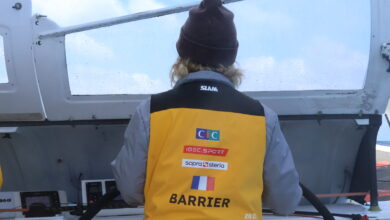 Le maxi-trimaran IDEC SPORT dans l'Océan Indien