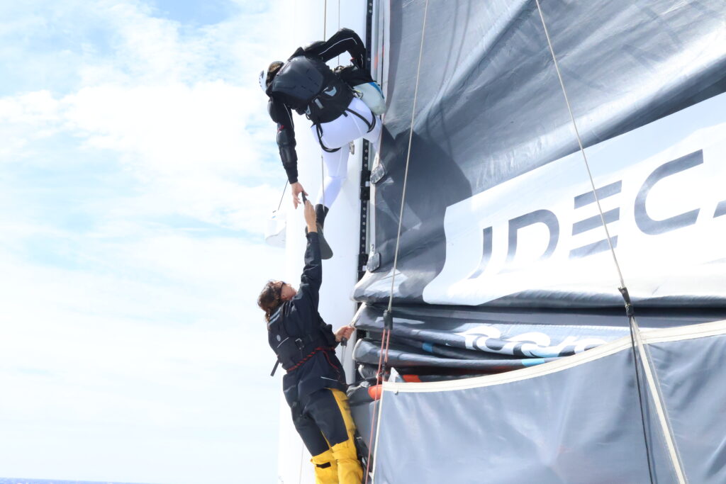 une équipe soudée dans le Trophée Jules Verne avec The Famous Project CIC