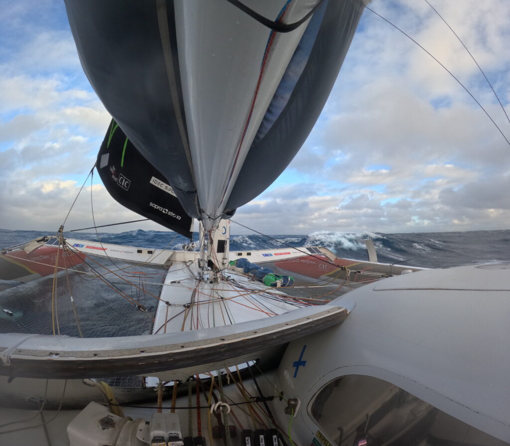Le maxi-trimaran IDEC SPORT à l'assaut du Trophée Jules Verne avec The Famous Project CIC aux côtés de CIC et de Sopra Steria, Richard Mille