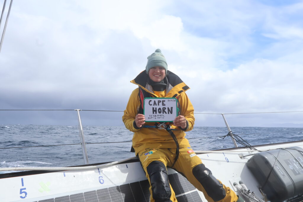 Deborah Blair au Cap Horn sur IDEC SPORT