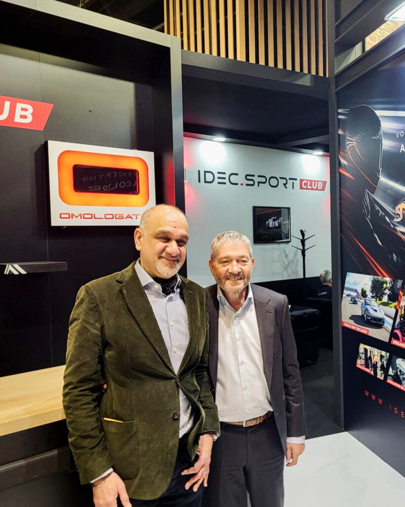 Shami Kalra fondateur d'Omologato et Patrice Lafargue, président d'IDEC SPORT
